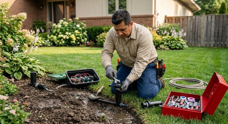 Damaged Sprinkler Repair in Aiken, SC