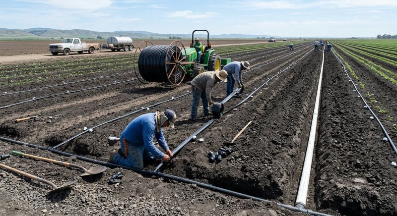 Farm Irrigation Installation in Aiken, SC