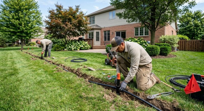 Outdoor Sprinkler Installation in Aiken, SC