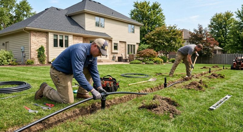 Outdoor Sprinkler Installation in Aiken, SC