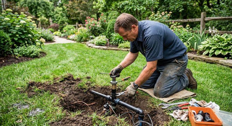 Sprinkler Line Repair in Aiken, SC